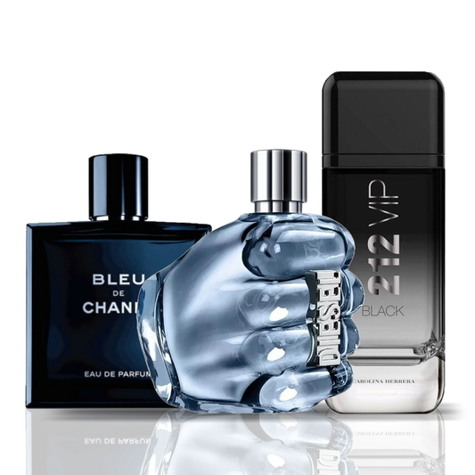 Zestaw 3 Perfum | Bleu de Chanel + Diesel Only The Brave + 212 VIP Black